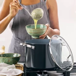 GreenPan Valencia Pro 8qt Stockpot With Lid Black 5 GreenPan Valencia Pro 8qt Stockpot With Lid Black -Outdoor Garden Store GUEST d9ab58de 9b8c 4579 86ee 8fbff9ea593c