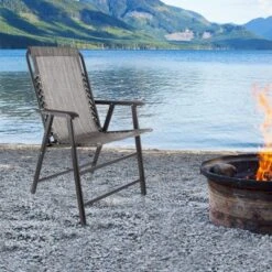 Pure Garden Folding Lounge Chairs – Portable Camping Or Lawn Chairs, Gray, Set Of 2 -Outdoor Garden Store GUEST da60c3af 719c 4563 b88f b34ae3e7bae3