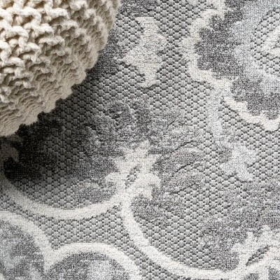 Gordes Paisley High-Low Indoor/Outdoor Area Rug - JONATHAN Y 2 Gordes Paisley High-Low Indoor/Outdoor Area Rug - JONATHAN Y - Image 2