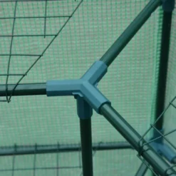 Outsunny Walk-in Greenhouse Outdoor 3 Tier 10 Shelf Warm House Garden Hexagonal Hot House With Roll-Up Zipper Door & Steel Frame -Outdoor Garden Store GUEST dc52f82e 5dd9 42ed af76 9f4bb405e5a3