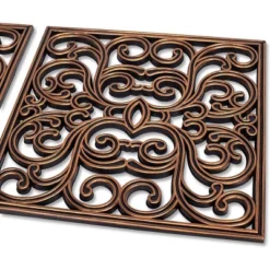 BirdRock Home Rubber Stepping Stone Tiles - 15 X 15" - Set Of 3 - Copper -Outdoor Garden Store GUEST dd135075 90f9 4845 9b2a df4263989f98