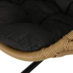 Ripley Outdoor Wicker Hanging Chair With Stand - Light Brown/Dark Gray - Christopher Knight Home -Outdoor Garden Store GUEST de5999e2 c7c2 4bcd a2d6 59a5a56e3313