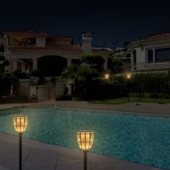 Solar Outdoor Torch Lights - Techko Maid -Outdoor Garden Store GUEST dee56e42 9bcb 4bed 936e 36f801314aa6