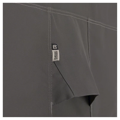 Ravenna Offset Patio Umbrella And Frame Cover - Dark Taupe - Classic Accessories 2 Ravenna Offset Patio Umbrella And Frame Cover - Dark Taupe - Classic Accessories - Image 2