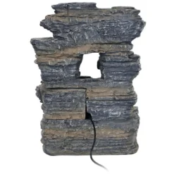 Sunnydaze Decor Sunnydaze Indoor Decorative Five Stream Rock Cavern Tabletop Water Fountain With Multi-Colored LED Lights - 13" -Outdoor Garden Store GUEST e1944b24 2fff 408e 8c20 1b4edcce507b