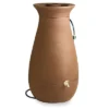 Rainwater Urn, 65 Gallon, 6' Hose Included, Brass Water Spigot, Removable Top