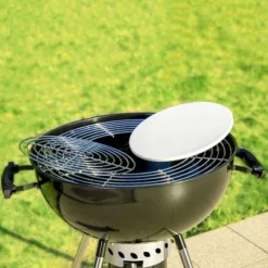 Captiva Designs E02GR013 22" Kettle Charcoal Grill With Pizza Ring And Pizza Stone - Black -Outdoor Garden Store GUEST e3e52242 5ff1 4ed4 9943 c00aabd00f0f