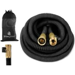 Growgreen Garden Hose With Storage Sack, Expandable Garden Hose, Flexible And Lightweight, Durable Double Latex Core, Solid Brass Connectors -Outdoor Garden Store GUEST e5830ed8 017b 4838 92e9 5c16b65bc5a3