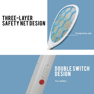 Dartwood Portable Bug Zapper, USB Rechargeable And Battery Powered Mosquito Killer, Insect Trap And Fly Swatter (3 Pack) 1 Dartwood Portable Bug Zapper, USB Rechargeable And Battery Powered Mosquito Killer, Insect Trap And Fly Swatter (3 Pack)