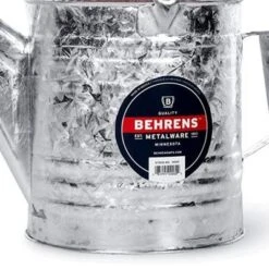 Camco Behrens 2.5 Gallon Weatherproof Hot Dipped Steel Watering Can With Wooden Handle And Side Handle For Watering Flowers And Gardens, Gray -Outdoor Garden Store GUEST e75827f0 2721 4689 89e9 151f8288dc72