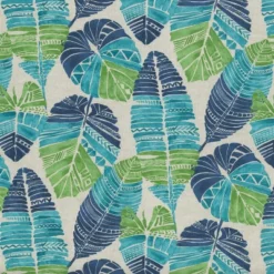 Outdoor/Indoor Loveseat Cushion Hixon Caribe Blue - Pillow Perfect -Outdoor Garden Store GUEST e768e6d5 a4a3 4af7 8f95 c5b0def22f6d