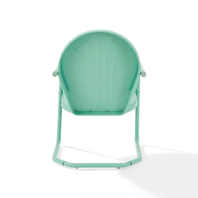 Griffith Metal Chair Aqua - Crosley 10 Griffith Metal Chair Aqua - Crosley - Image 10