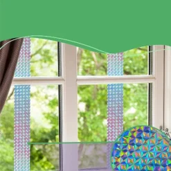 BIRD BLINDER 147ft X 2in Triple Thick Repellent Scare Tape (Double-Sided), Silver