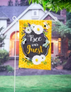Evergreen Bee Our Guest Frame Garden Linen Flag 12.5 X 18 Inches Indoor Outdoor Decor -Outdoor Garden Store GUEST eafb97f4 96bd 45c2 82b4 ac5c7776f612