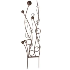 Wind & Weather Gold And Brown Abstract Metal Trellis -Outdoor Garden Store GUEST eb1218d9 4c6c 4b9e 9eff 1f5c347aa3e0