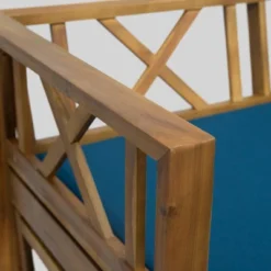 Long Beach Acacia Wood Extendable Patio Daybed Sofa Teak - Christopher Knight Home -Outdoor Garden Store GUEST eb5e3d9a 8f8a 45d4 a269 1f989f56954d