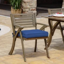 20" X 20" ProFoam Outdoor Dining Seat Cushion Lapis - Arden Selections -Outdoor Garden Store GUEST eb7e2dc1 b91e 45a3 a843 d52a109c2565