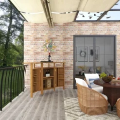 Patio Bar Table Teak - Olivia & May -Outdoor Garden Store GUEST ebfaaec2 be5a 4588 9d0f ff9393ac38ce