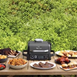 Ninja Woodfire Outdoor Grill & Smoker, 7-in-1 Master Grill, BBQ Smoker And Air Fryer With Woodfire Technology - OG701 -Outdoor Garden Store GUEST ec15f11e 3649 4325 9fe8 f8e21818e708