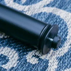 7pc Outdoor Dining Set With With Padded Sling Chairs & Metal Rectangle Table With Umbrella Hole - Captiva Designs -Outdoor Garden Store GUEST ed98a506 e912 4793 a094 754403a0b33e 3