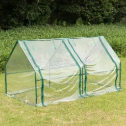 Gardenised Green Outdoor Waterproof Portable Plant Greenhouse With 2 Clear Zippered Windows -Outdoor Garden Store GUEST edd11143 dfed 48bb b53b 5e449938732d