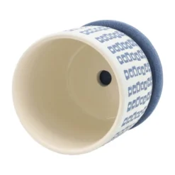 Sagebrook Home 5" Wide Tiny Square Pattern Ceramic Planter Pot With Saucer Blue -Outdoor Garden Store GUEST ee60913c b669 49a1 a9f9 737820c80fa2