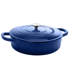 Crock-Pot Crock Pot Artisan Enameled 5 Quart Cast Iron Round Braiser Pan With Self Basting Lid In Sapphire Blue 16 Crock-Pot Crock Pot Artisan Enameled 5 Quart Cast Iron Round Braiser Pan With Self Basting Lid In Sapphire Blue -Outdoor Garden Store GUEST efc511f3 cefb 4e43 91c7 22ef3e58a7ca