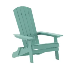 Flash Furniture Charlestown All-Weather Poly Resin Indoor/Outdoor Folding Adirondack Chair -Outdoor Garden Store GUEST f002341f d868 4304 b572 af513064c778