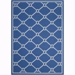Waverly NauticalNavy Indoor/Outdoor Area Rug By Nourison -Outdoor Garden Store GUEST f16509db 8630 4d08 9c98 130f27d9067b