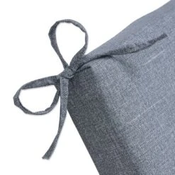 80" X 23" Outdoor/Indoor Chaise Lounge Cushion Tory Graphite Gray - Pillow Perfect