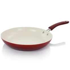 Oster® Oster 12 Inch Nonstick Aluminum Frying Pan In Red -Outdoor Garden Store GUEST f660368b 267d 40b0 a4b7 295418cdf9c3