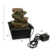 Nature Spring LED Tabletop Rock Water Fountain