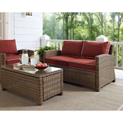 Bradenton Outdoor Wicker Loveseat - Crosley 20 Bradenton Outdoor Wicker Loveseat - Crosley -Outdoor Garden Store GUEST f7fee3e3 5a4f 4e06 b487 735845cd59c9