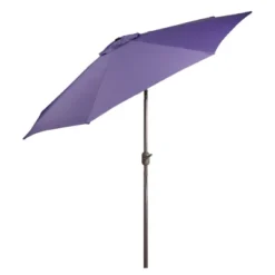 Northlight 9ft Outdoor Patio Market Umbrella With Hand Crank And Tilt - Purple -Outdoor Garden Store GUEST f96ebe35 af18 4d76 b196 24c55a2effa7