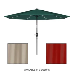 Nature Spring Patio Umbrella With LED Lights - 10', Green -Outdoor Garden Store GUEST f9f19cac cce3 4511 b748 8d69118b31b7