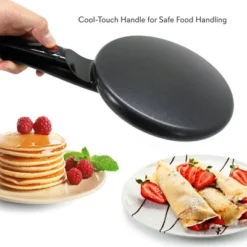 NutriChef Electric Griddle Crepe Maker - Nonstick Pan Cooktop With Automatic Temperature Control & Plug-in Operation For Kitchen & Countertop. -Outdoor Garden Store GUEST fdcd0ebd 98ab 41b5 8626 c887827eb51f
