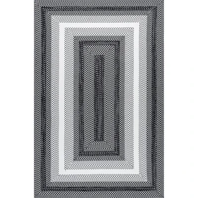 NuLOOM Kaila Ombre Bordered Indoor And Outdoor Patio Area Rug 9 NuLOOM Kaila Ombre Bordered Indoor And Outdoor Patio Area Rug - Image 9