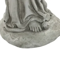 LuxenHome 30.5" H Virgin Mary Indoor Outdoor Statue Garden Statues, Gray Or Ivory -Outdoor Garden Store GUEST fedad121 be37 48ce a502 c36718e2388a