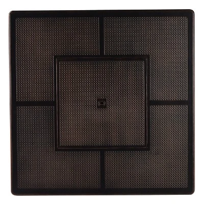 5pc Set With 42" Square Outdoor Aluminum Fire Table & Four Chairs - Oakland Living 4 5pc Set With 42" Square Outdoor Aluminum Fire Table & Four Chairs - Oakland Living - Image 4